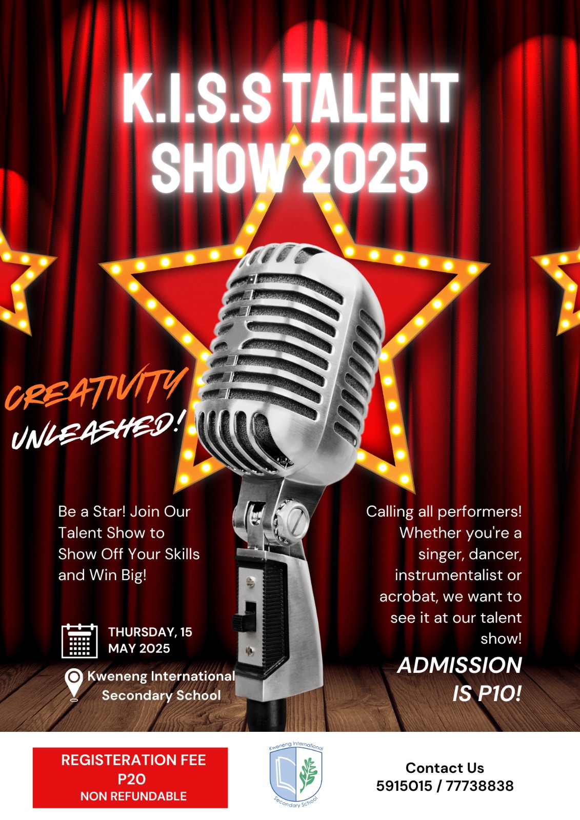 Student talent show performance